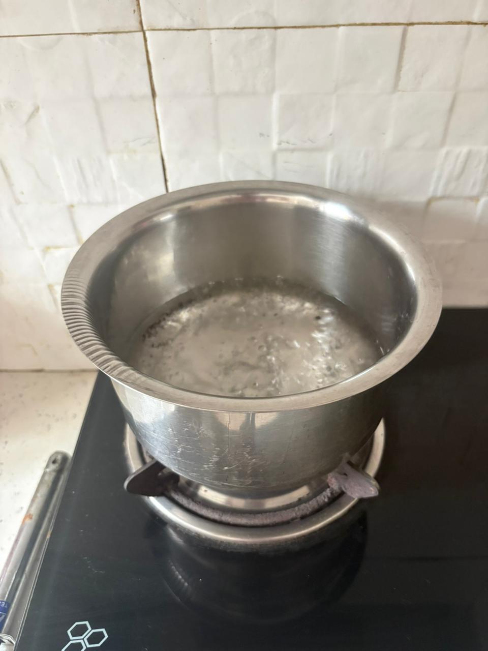 Boiling water
