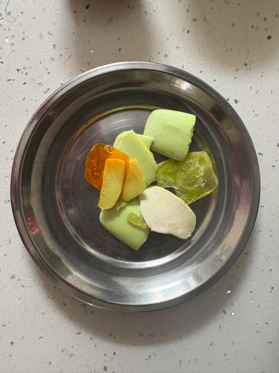 Soap bits collected